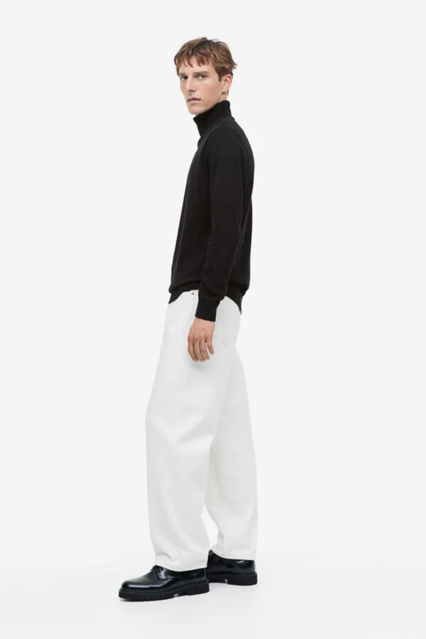 Slim Fit Fine-knit Turtleneck Sweater - 图片 2